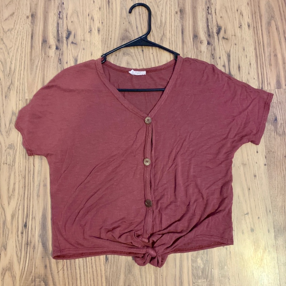 Burnt Orange Casual Tee